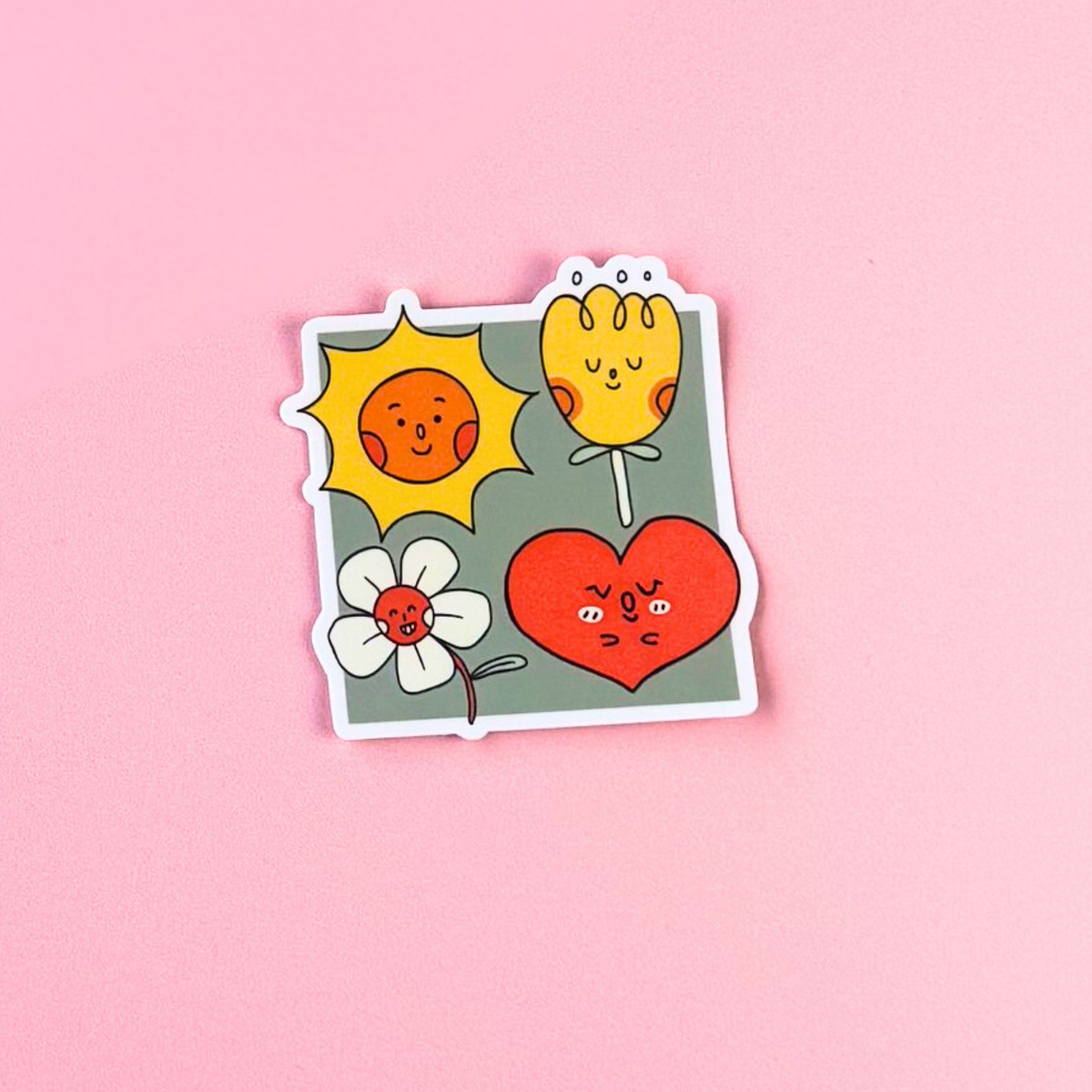 Garden Friends Sticker