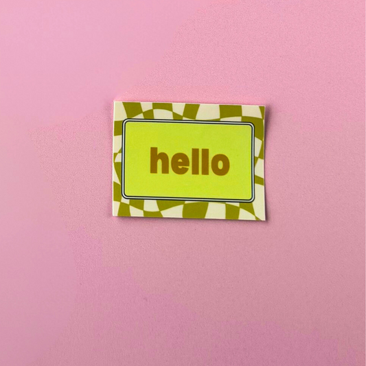 Hello Sticker
