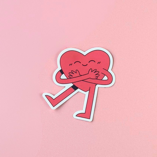 Heart Hug Sticker
