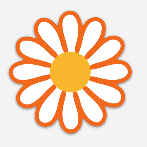 Daisy Sticker
