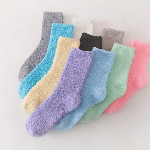 Women's Fuzzy Socks - Brightbox