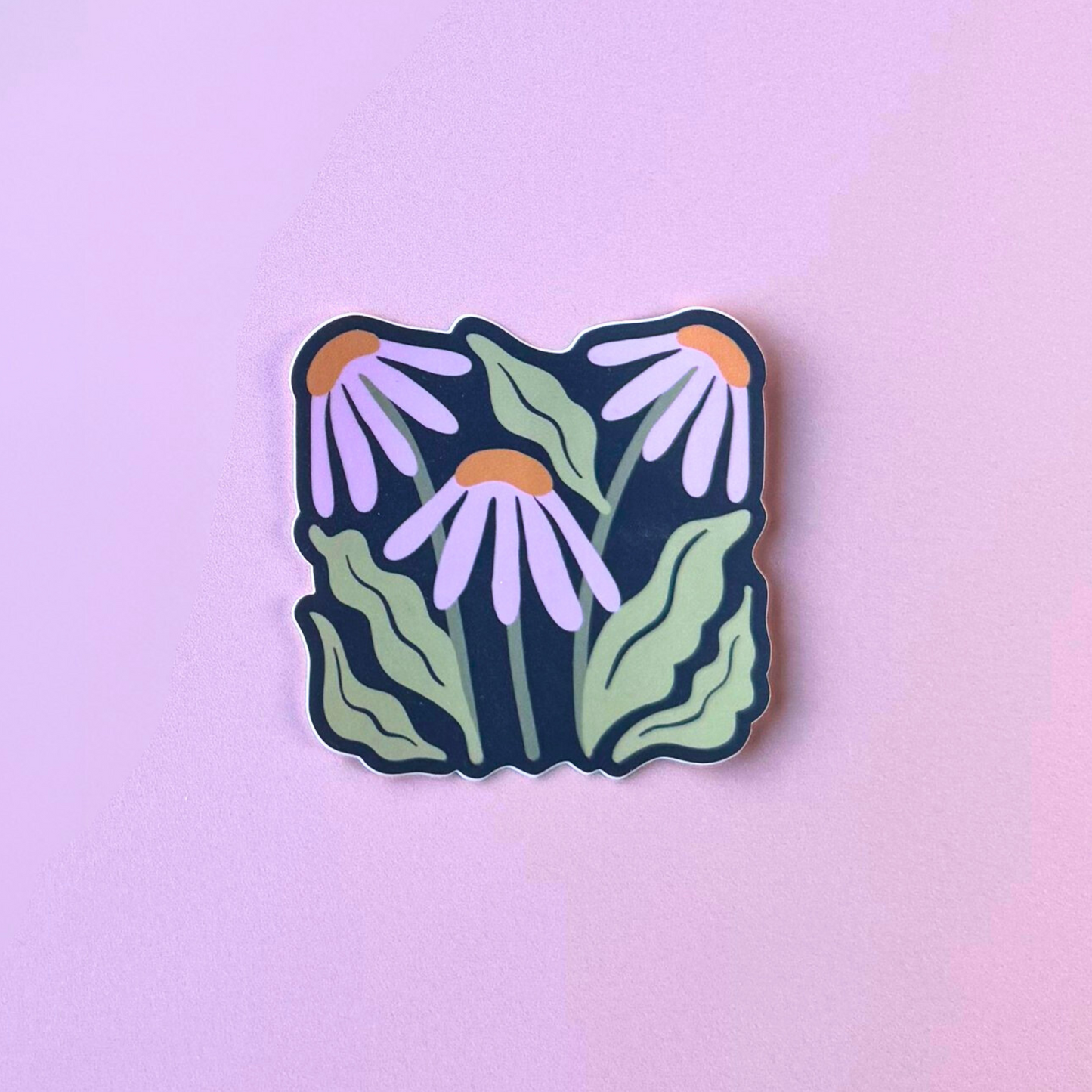 Vintage Wildflowers Sticker