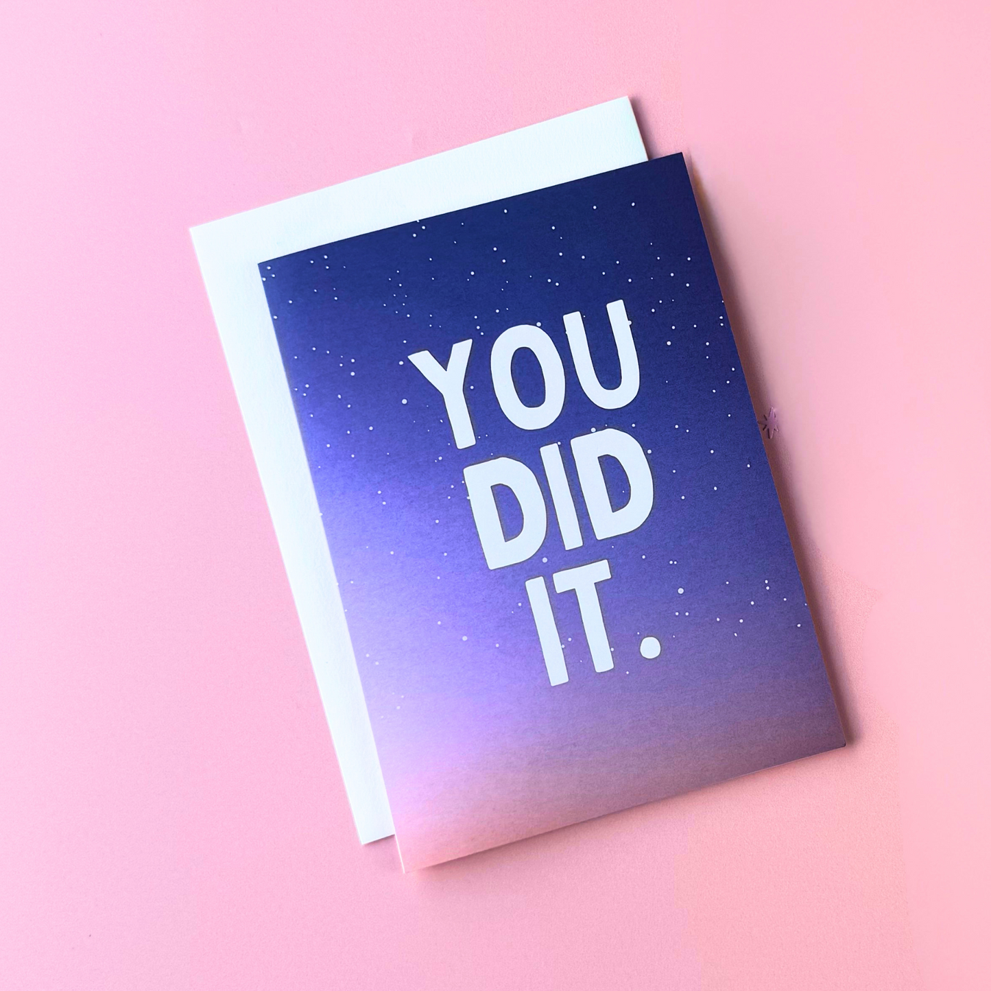 You Did It!