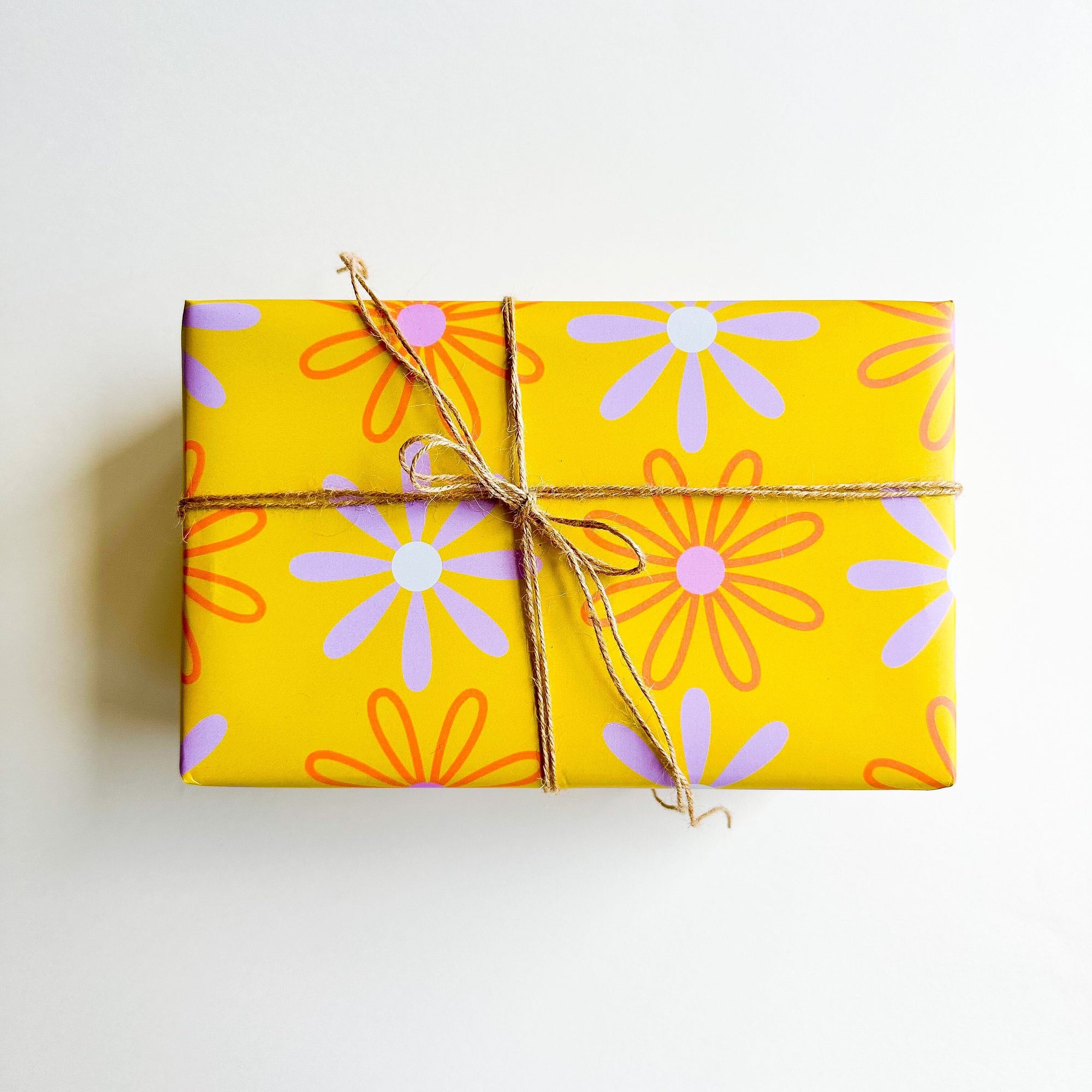 Flower Power Gift Wrap
