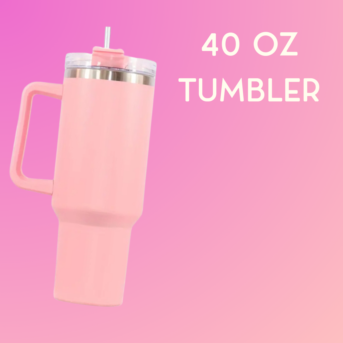 Pink Tumbler Cup