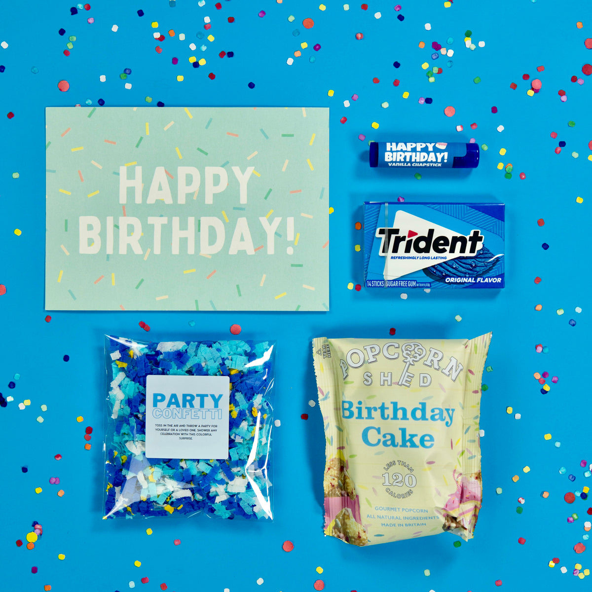 BLUE BIRTHDAY MINI BOX