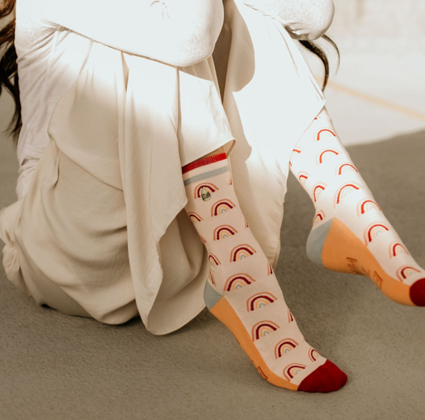 Born This Way Rainbow Socks