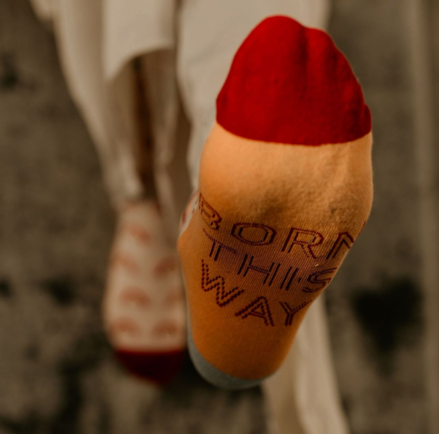 Born This Way Rainbow Socks