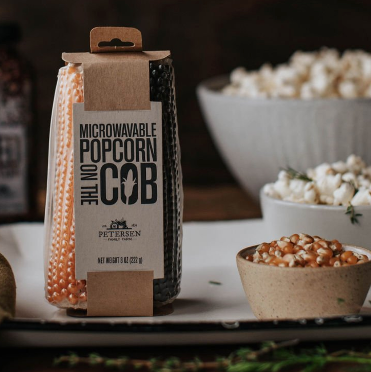 Microwaveable Popcorn on the Cob