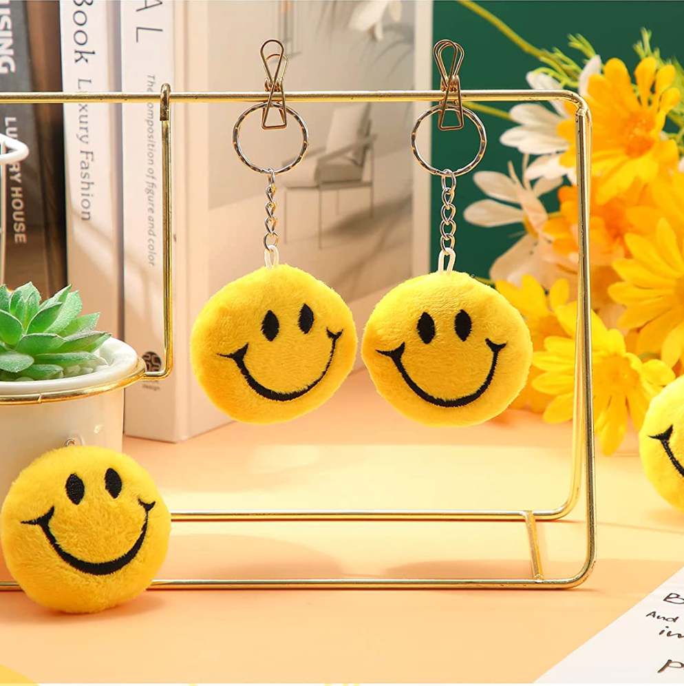 Fuzzy Smile Keychain Brightbox