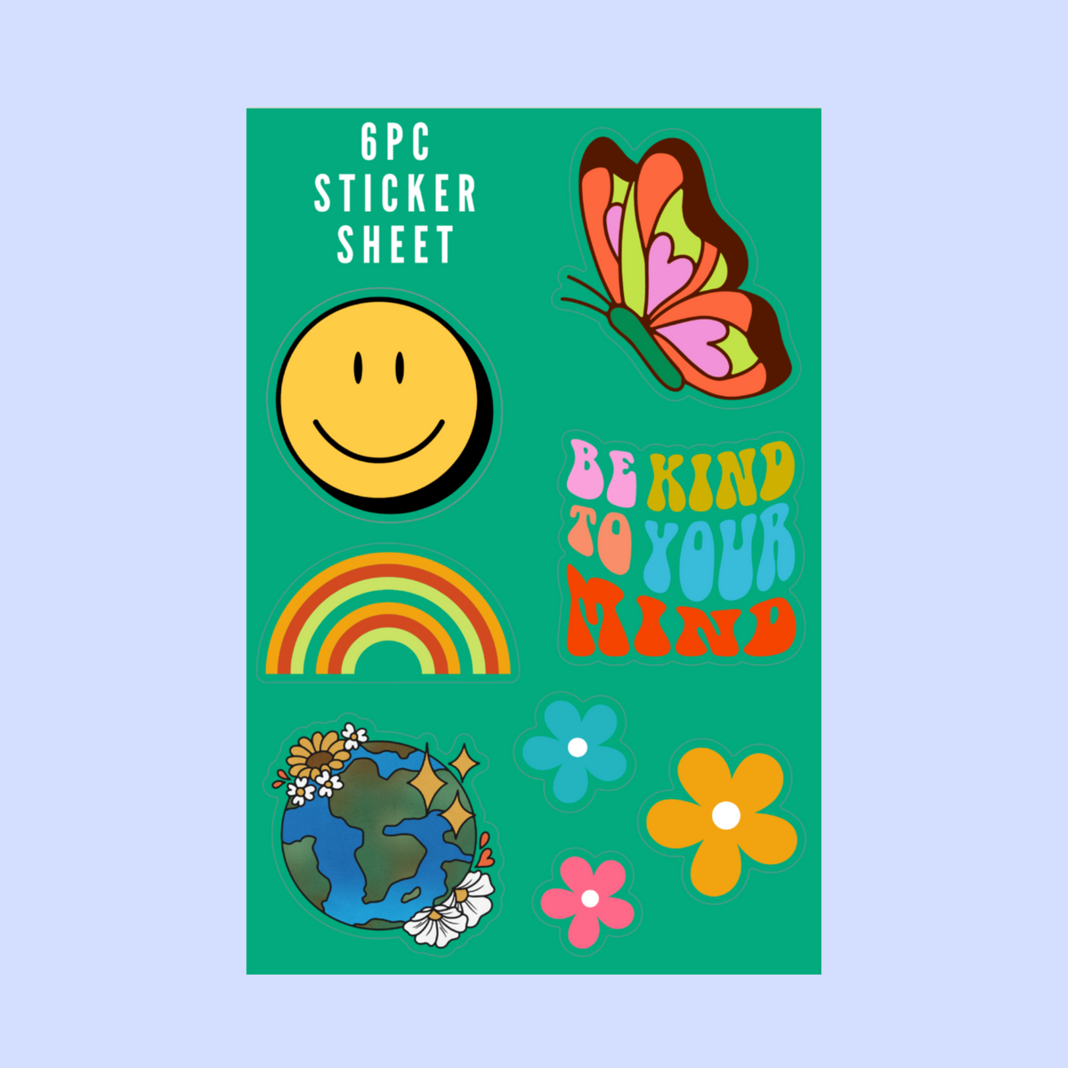 Groovy Sticker Sheet Goodie